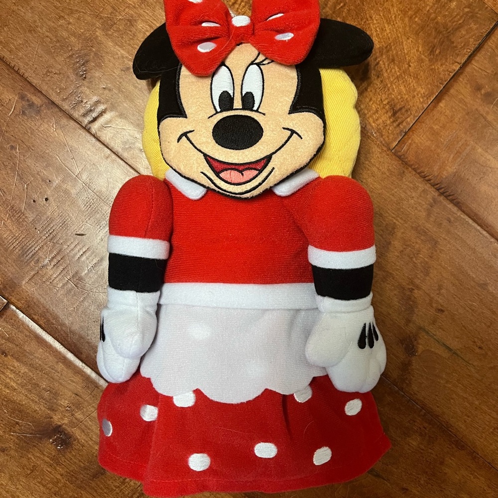 Walt Disney World Parks Disneyland Minnie Mouse Oven Mitt 3D 3-D Pot Holder